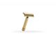Safety razor 11 teeth, gold-plated brass - RAZORS - TOOL Collection - PROFESSIONAL line