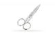 Electrician scissors with ridged back edge of the blade,
with 1 micro-serrated blade and wire cuttin