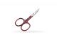 Cuticle and nail scissors - Fantasy Flowers on Red - Colors Collection