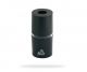 Tube pencil sharpener with container