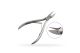 Pince à ongles encastrée à pointes rondes et double ressort - POUR DIABÉTIQUE - Coupe 8 mm - COUTEAU